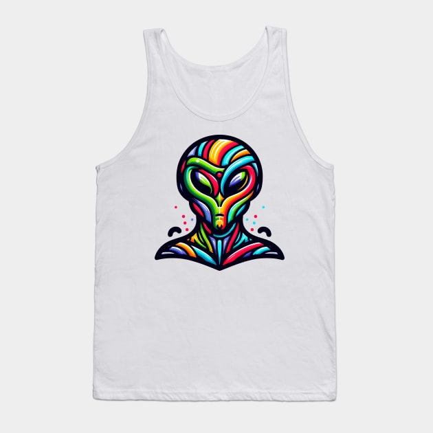 Funky Futurism Tank Top by NayaRara